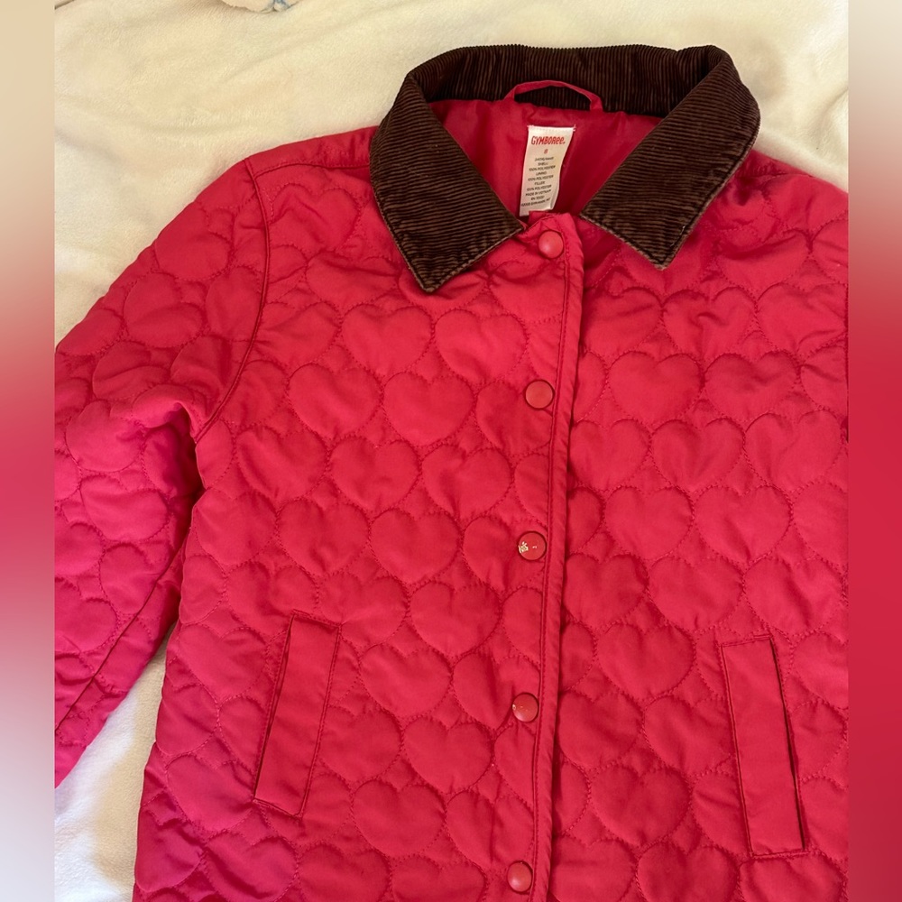GUC Pink Gymboree Quilted Coat Girls 8